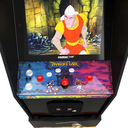 Arcade1Up Dragon's Lair® Arcade Cabinet avec Riser | Borne d'arcade Dragon's LairMD de Arcade1Up avec plateforme | DRAGONLR