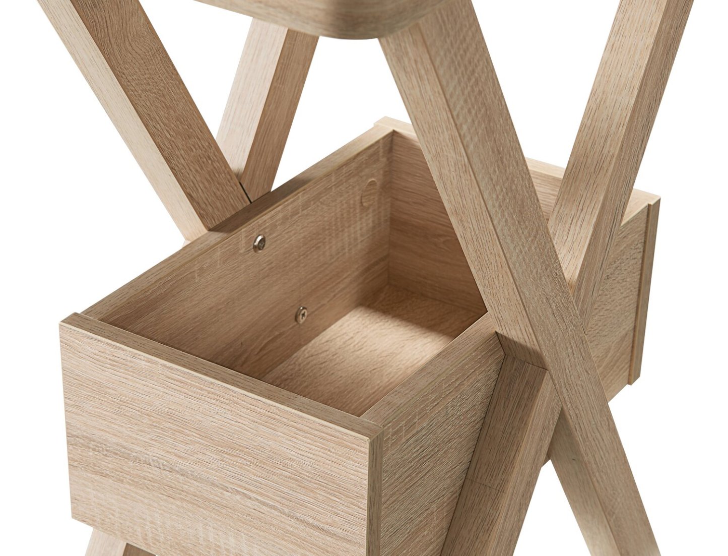 Table de fauteuil Torry de 11,5 po avec compartiment - taupe