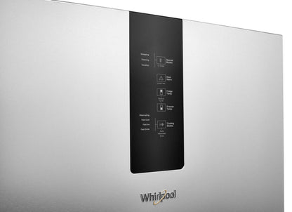 Réfrigérateur Whirlpool de 24 po et de 12,9 pi³ à congélateur inférieur - finition en acier inoxydable résistant aux empreintes digitales - WRB5…