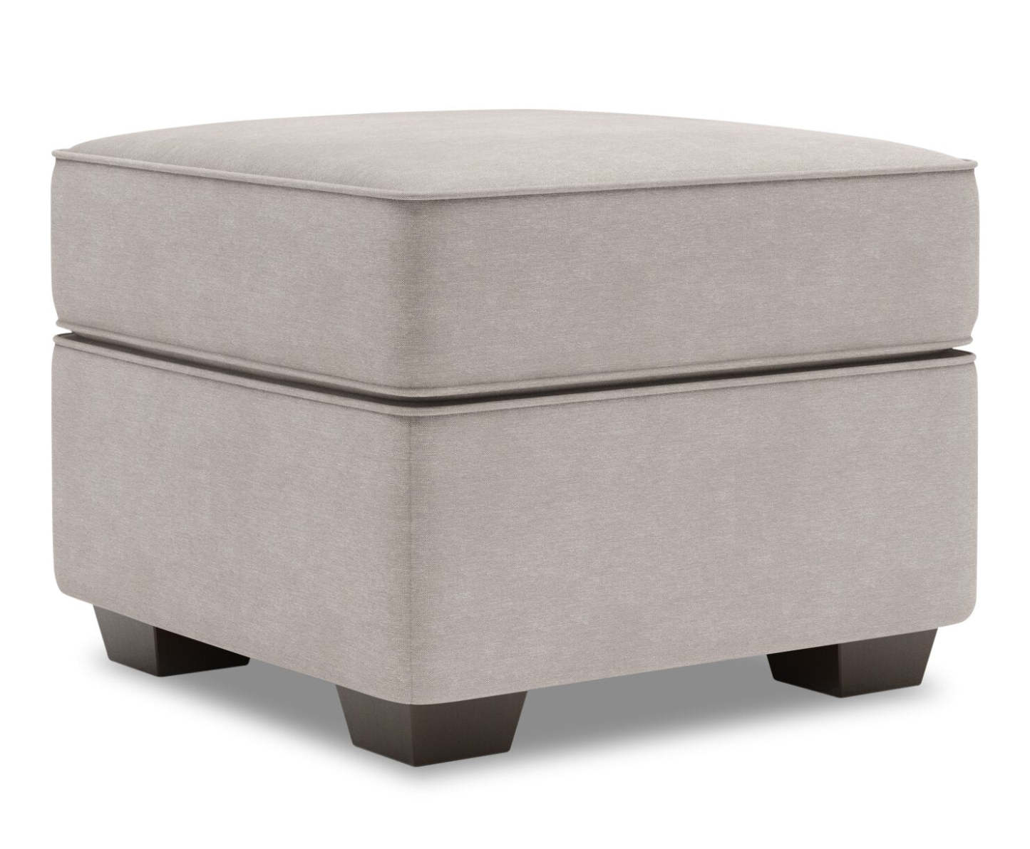 Fabriqué au Canada Canapé personnalisable Lab Roll 24 en tissu d'apparence lin - Pax gris ardoise | Pouf Roll de Sofa Lab de 24 po fabriqué au Canada en tissu d'apparence lin - gris Pax Slate | RO803049