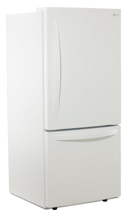 Réfrigérateur LG de 30 22 pi³ à congélateur inférieur - blanc - LRDNS2200W | LG 30 22 Cu. Ft. Bottom-Mount Refrigerator - White - LRDNS2200W