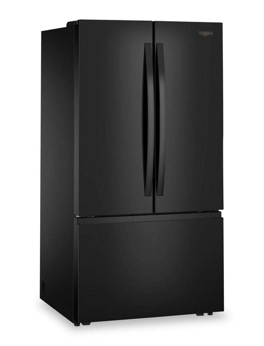 Tourbillon 36 30,5 Cu. Fort. Réfrigérateur à portes françaises avec distributeur d'eau intérieur - Noir - WRFF3336SB | Réfrigérateur Whirlpool de 36 po et de 30,5 pi³ à portes françaises avec distributeur d'eau interne - noir - WRFF3336SB | WRFF333B
