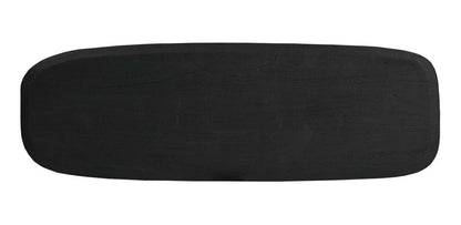 Abbot 55” Modern Solid Wood Sofa Table - Black | Table de salon moderne Abbot de 55 po en bois massif - noire