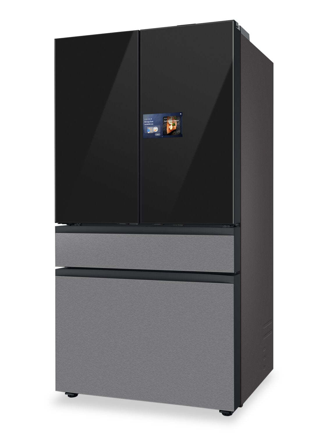 Samsung 36 29 pi³ Réfrigérateur à portes françaises BESPOKE avec écran AI Accueil - RF90F29BECRAA | Réfrigérateur BESPOKE Samsung de 29 pi³ et de 36 po à portes françaises avec écran AI Home - RF90F29BECRAA | RF90F29A