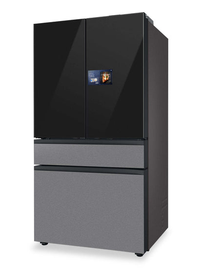 Samsung 36 29 pi³ Réfrigérateur à portes françaises BESPOKE avec écran AI Accueil - RF90F29BECRAA | Réfrigérateur BESPOKE Samsung de 29 pi³ et de 36 po à portes françaises avec écran AI Home - RF90F29BECRAA | RF90F29A