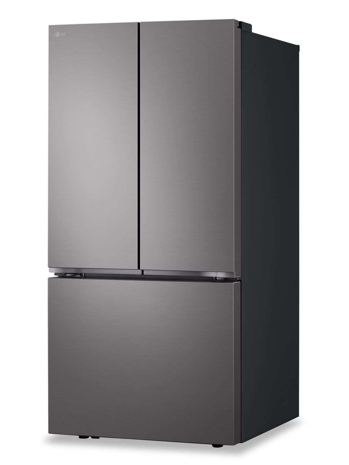 LG 25 pi³ Réfrigérateur intelligent à portes françaises avec machine à glaçons - acier inoxydable noir - LF25S6200D | Réfrigérateur intelligent LG de 25 pi³ à portes françaises avec machine à glaçons - acier inoxydable noir - LF25S6200D | LF25S62D