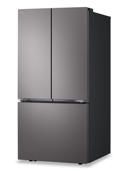 LG 25 pi³ Réfrigérateur intelligent à portes françaises avec machine à glaçons - acier inoxydable noir - LF25S6200D | Réfrigérateur intelligent LG de 25 pi³ à portes françaises avec machine à glaçons - acier inoxydable noir - LF25S6200D | LF25S62D