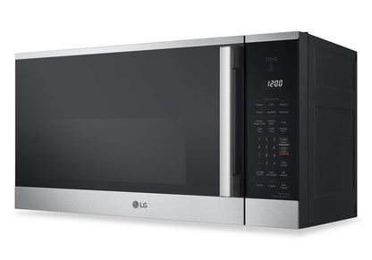 LG 1,8 Cu. Fort. Micro-ondes intelligent à cuisinière avec EasyClean® - MVEM1825X | Quatre à micro-ondes à hotte intégrée intelligente LG de 1,8 pi3 avec EasyCleanMC - MVEM1825X