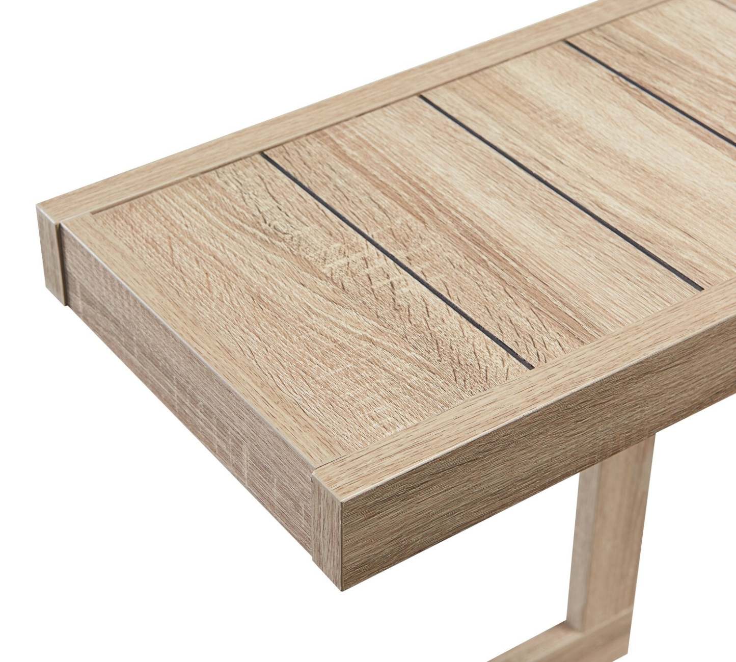 Orrie 11.75 C-Shaped Chairside Table - Taupe|Table de fauteuil Orrie de 11,75 po en forme de C - taupe