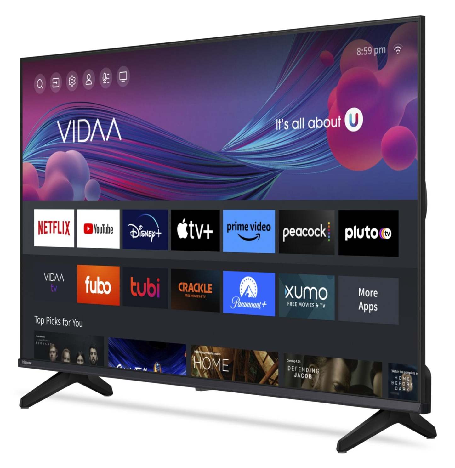 HISENSE 32 A4N LED HD Ready Smart TV VIDAA (32A4NV) | Téléviseur intelligent DEL HISENSE A4N de 32 pouces avec HD Ready et VIDAA (32A4NV)