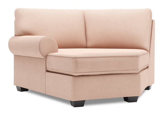 Sofa Lab Roll LAF Cuddler - Pax Rose | Fauteuil Cuddler de gauche Roll de la collection Sofa Lab - Pax Rose | RO873249