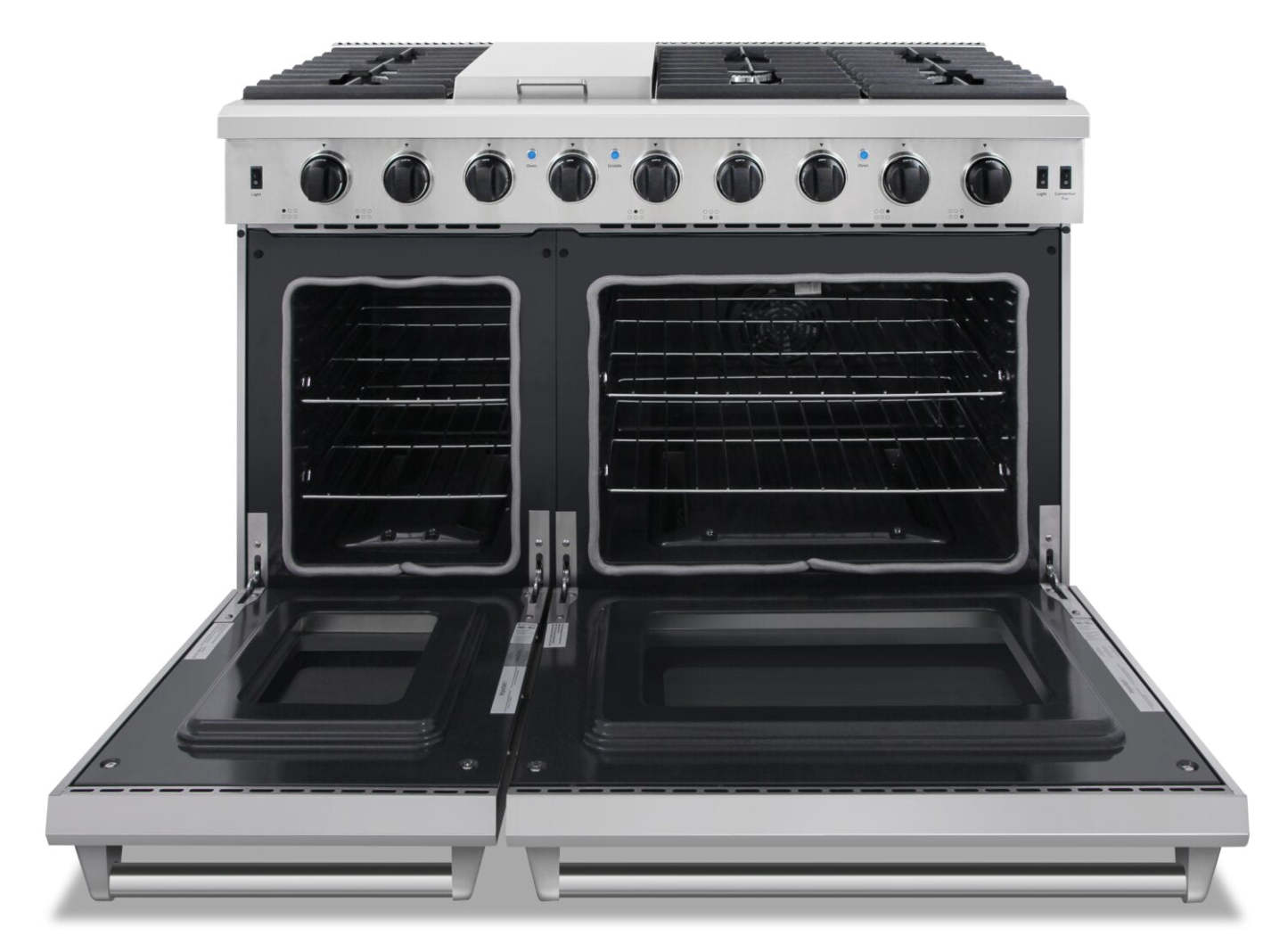 Cuisine Thor 6,8 Cu. Fort. Cuisinière à gaz professionnelle à six brûleurs – LRG4807U-SS | Cuisinière professionnelle à gaz Thor Kitchen de 6,8 pi³ à six brûleurs – LRG4807U-SS | LRG4807S