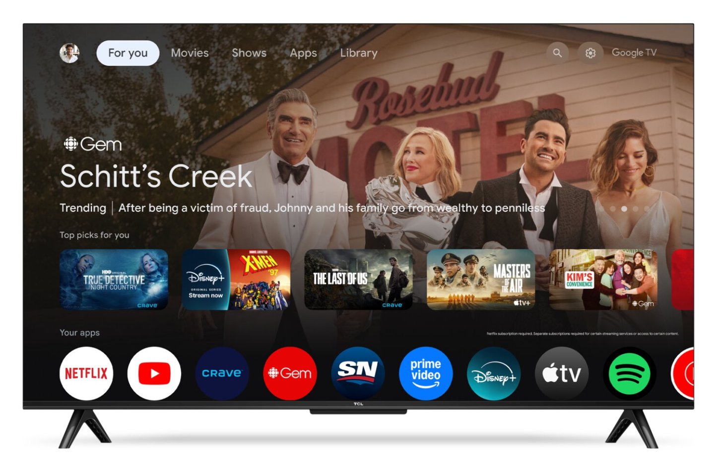 TCL 43 S45K 4K UHD Google Smart TV | Téléviseur intelligent TCL S45K UHD 4K de 43 po avec Google TVMC