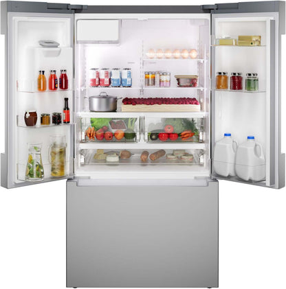 Bosch 36'' 21.6 Cu. Ft French Door Refrigerator – Fingerprint Resistant Stainless Steel - B36CD10ENS | Réfrigérateur Bosch de 36 po et de 21,6 pi3 à portes françaises - acier inoxydable résistant aux traces de doigts - B36CD10ENS