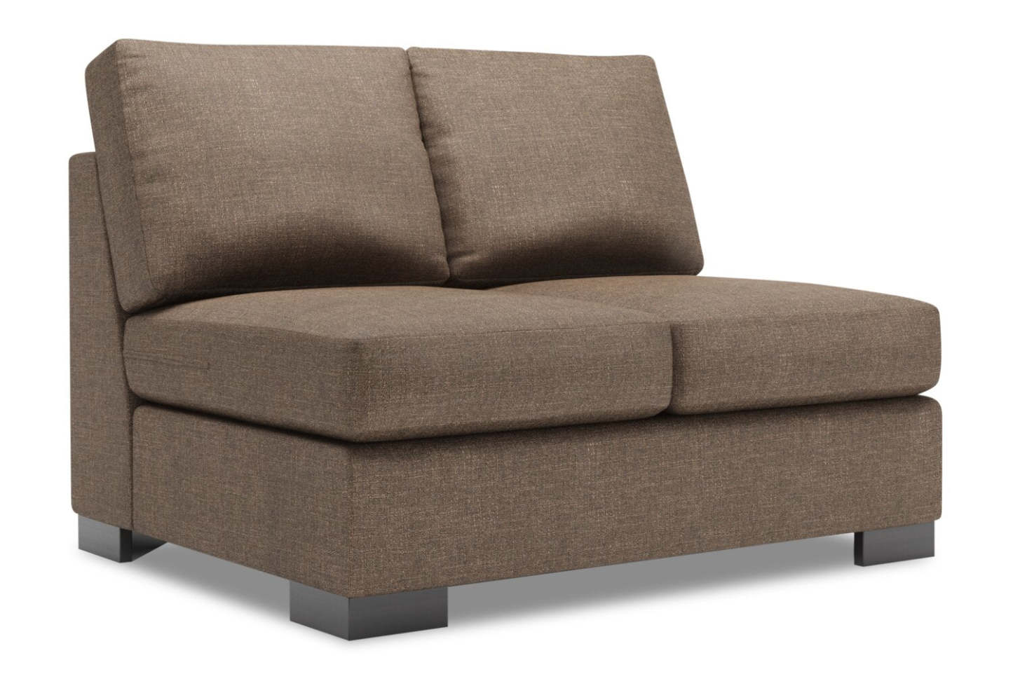 Sofa Lab Track Armless Loveseat - Luna Praline | Causeuse sans accoudoirs Track de la collection Sofa Lab - Luna Praline | TR252591