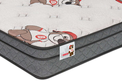 Matelas Brickley Eurotop pour lit simple moyen | matelas semi-ferme à Euro-plateau Brickley pour lit simple