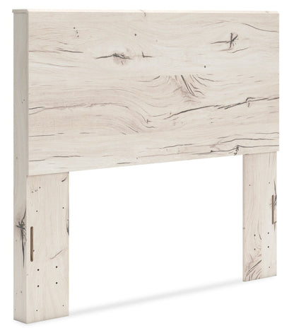 Tête de lit à panneau Derekson, blanc rustique - pleine grandeur | Tête de lit à panneaux Derekson, blanc rustique - format lit double