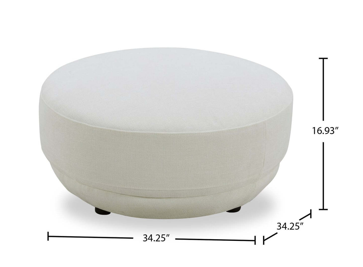 Pouf Davvero - Ivoire | Pouf Davvero - ivoire