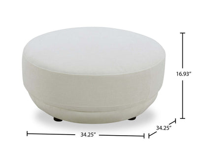 Pouf Davvero - Ivoire | Pouf Davvero - ivoire