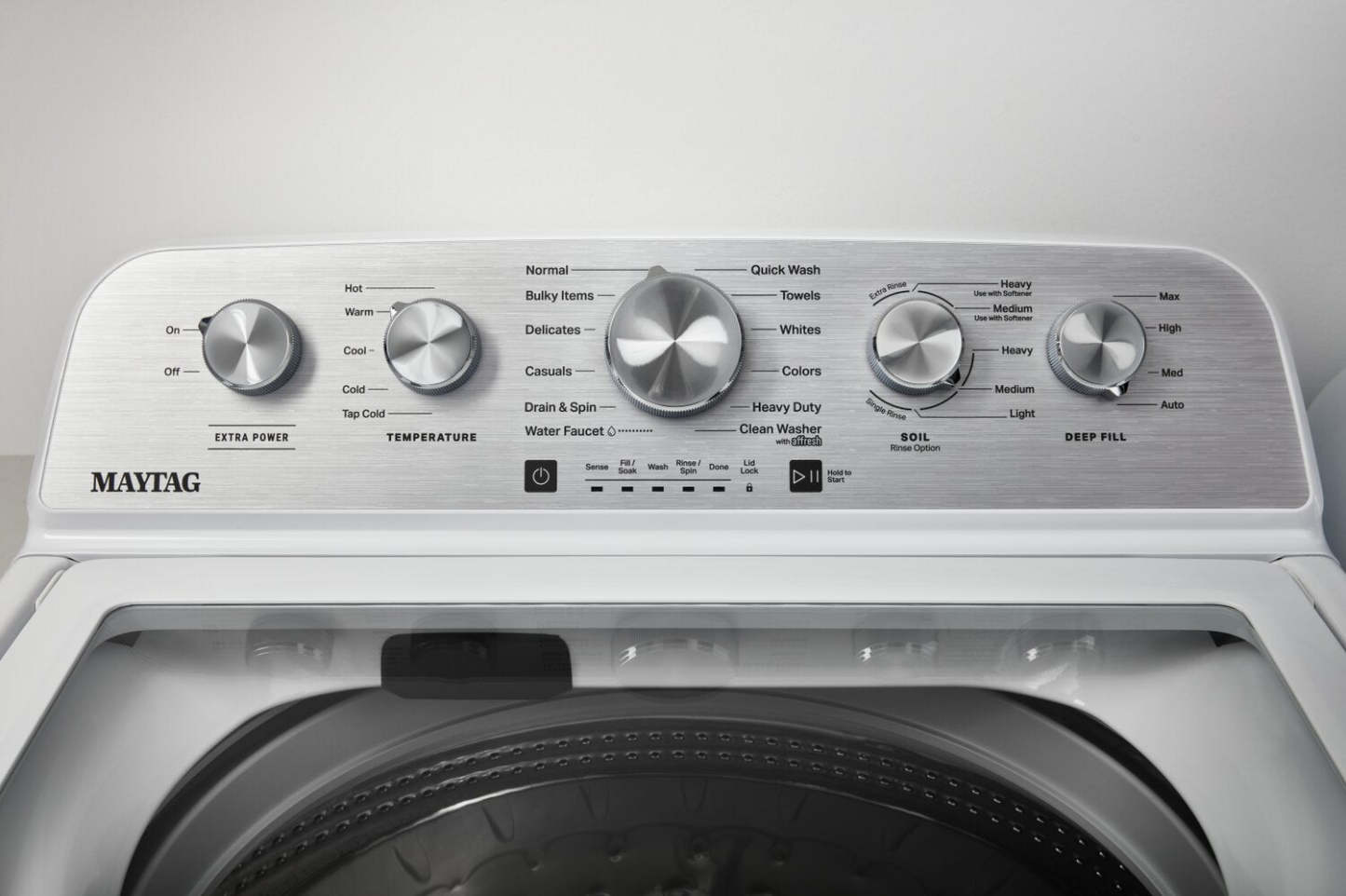 Laveuse Maytag à chargement par le haut de 5,5 pi³ - blanche - MVW5430MW | Maytag 5,5 Cu. Fort. Laveuse à chargement par le haut - Blanc - MVW5430MW