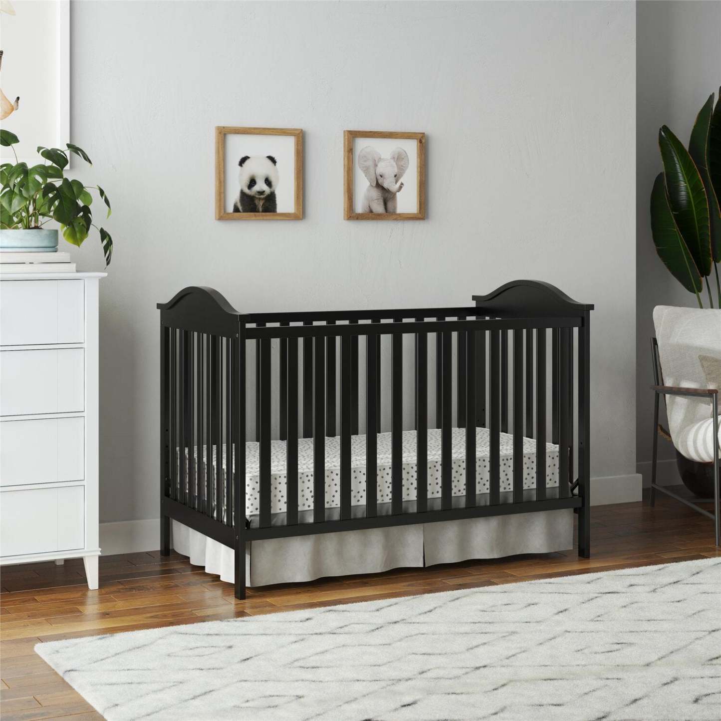 Carter Baby Crib - Black | Lit de bébé Carter de - noir - noir