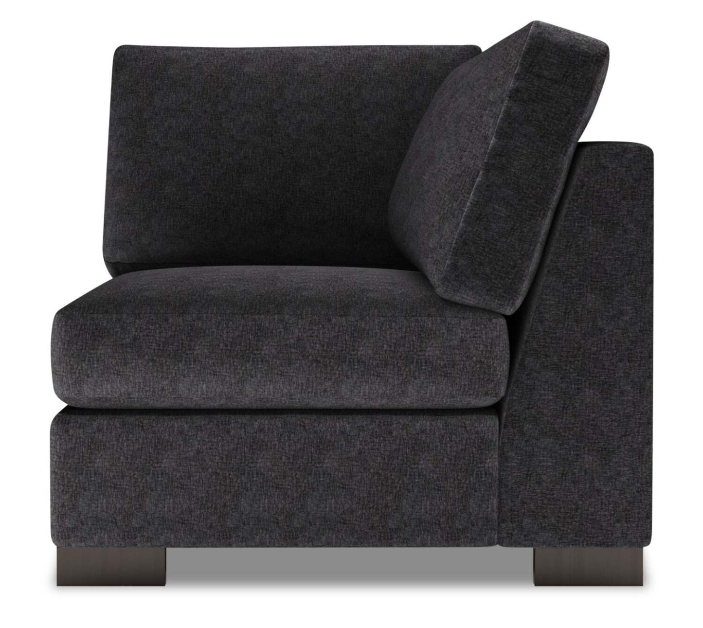 Sofa Lab Track Square Wedge - Luxury Charcoal | Fauteuil carré en coin Track de la collection Sofa Lab - Luxury Charcoal | TR882993