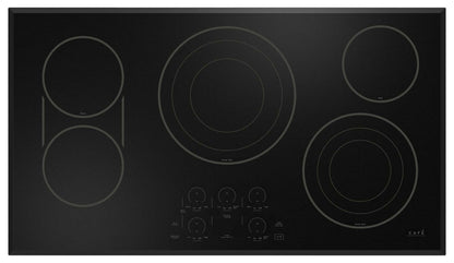 Cafe 36 5-Element Electric Cooktop - Black - CEP90361TBB | Surface de cuisson électrique Café de 36 po à 5 éléments - noire - CEP90361TBB