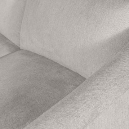 Sofa sectionnel Envy 3 pièces en tissu de chenille - gris brouillard