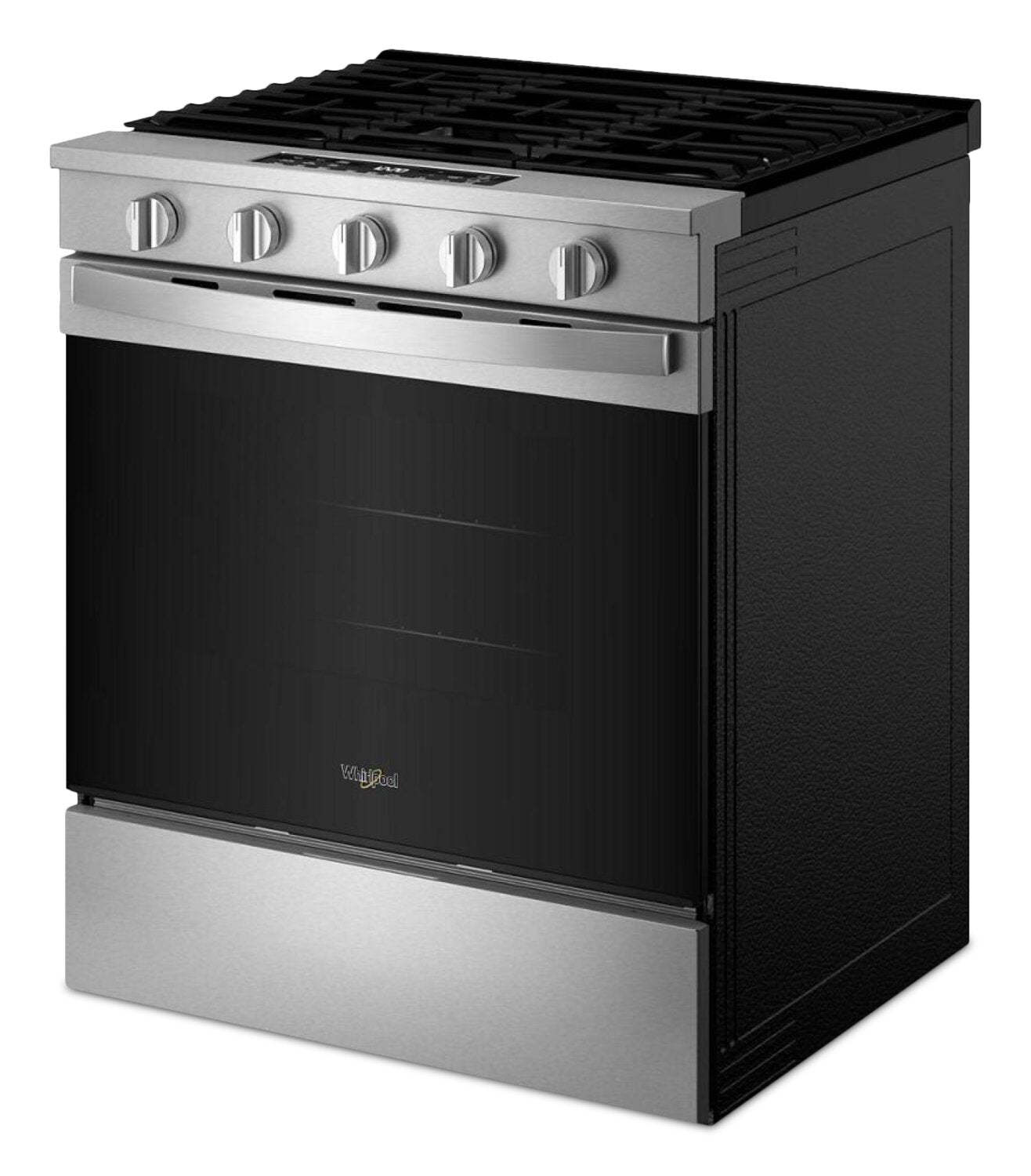 Cuisinière à gaz Whirlpool de 5 pi³ et de 30 po avec cuisson à air - acier inoxydable résistant aux traces de doigts - WSGS5030SZ
