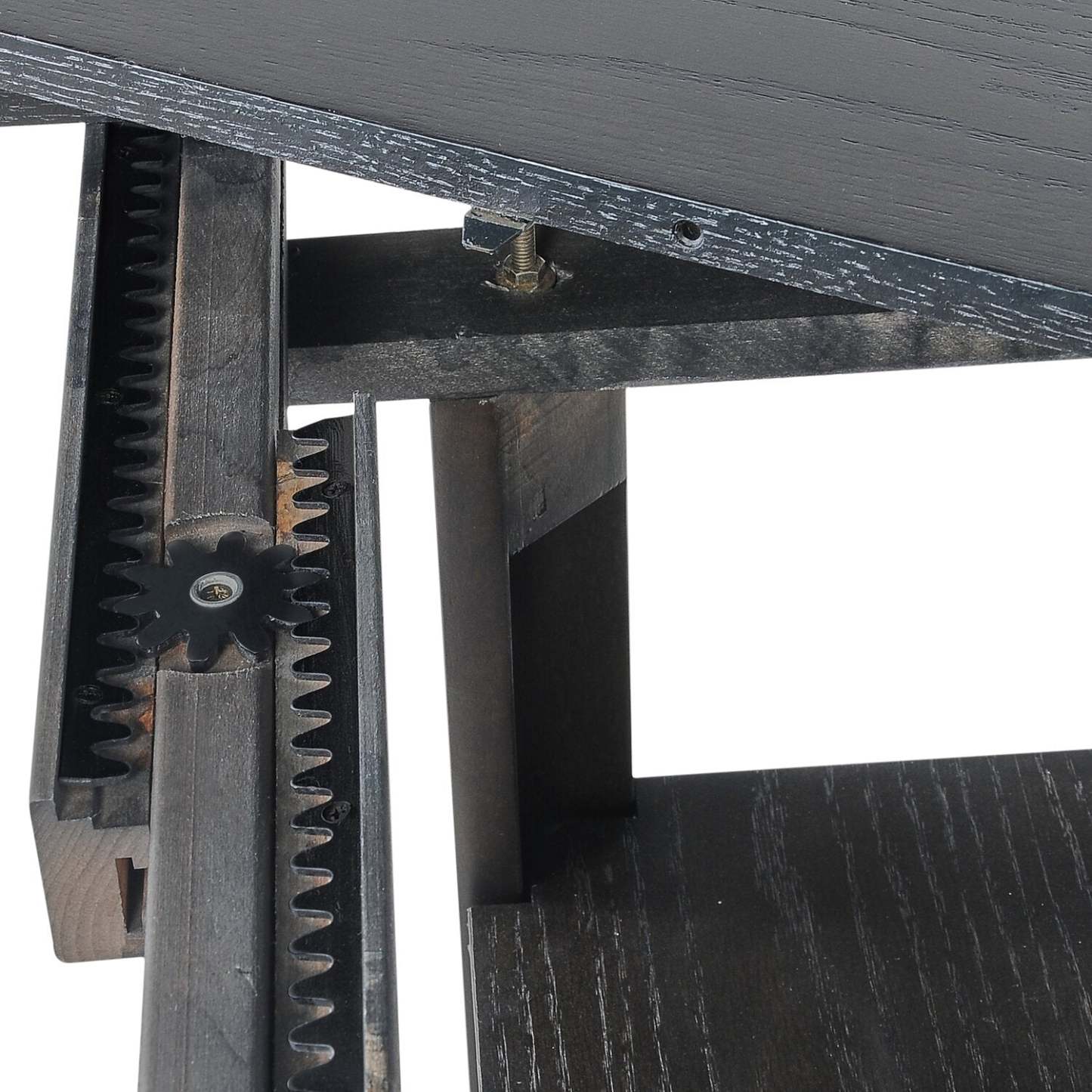 Table de salle à manger à hauteur de comptoir Dena avec rallonge de 42 à 60 W, ronde - Gris | Table de salle à manger ronde Dena de 42 po à 60 po (L) de hauteur comptoir et avec rallonge - grise