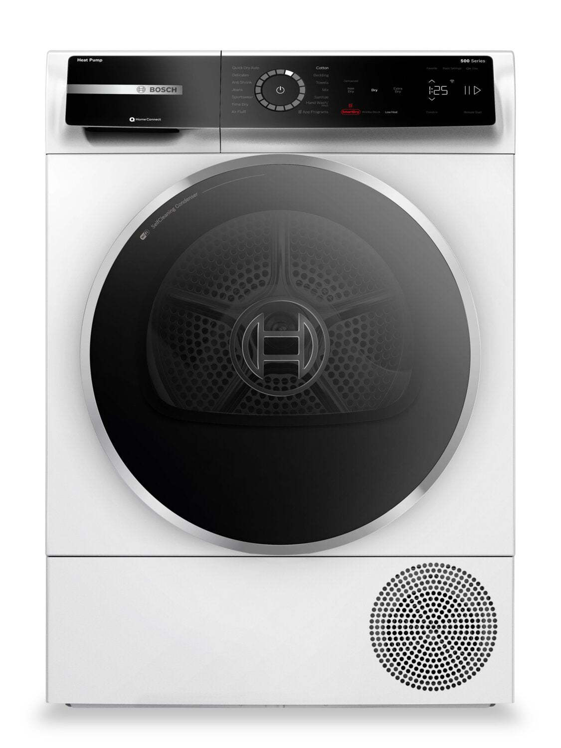 Bosch 500 Series 24 4 Cu. Ft. Compact Heat Pump Dryer with Home Connect® - WQB245B0UC | Sécheuse compacte Bosch de série 500 de 4 pi3 et de 24 po avec pompe à chaleur et Home ConnectMC - WQB245B0UC | WQB245B0