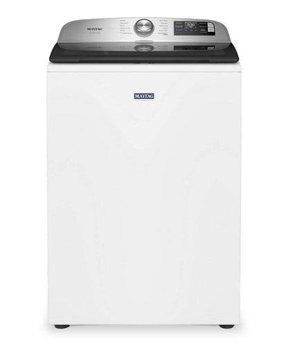 Laveuse à chargement par le haut de 6,0 pi³ et sécheuse à gaz de 7,4 pi³ Animal Pet Pro de Maytag - blanches