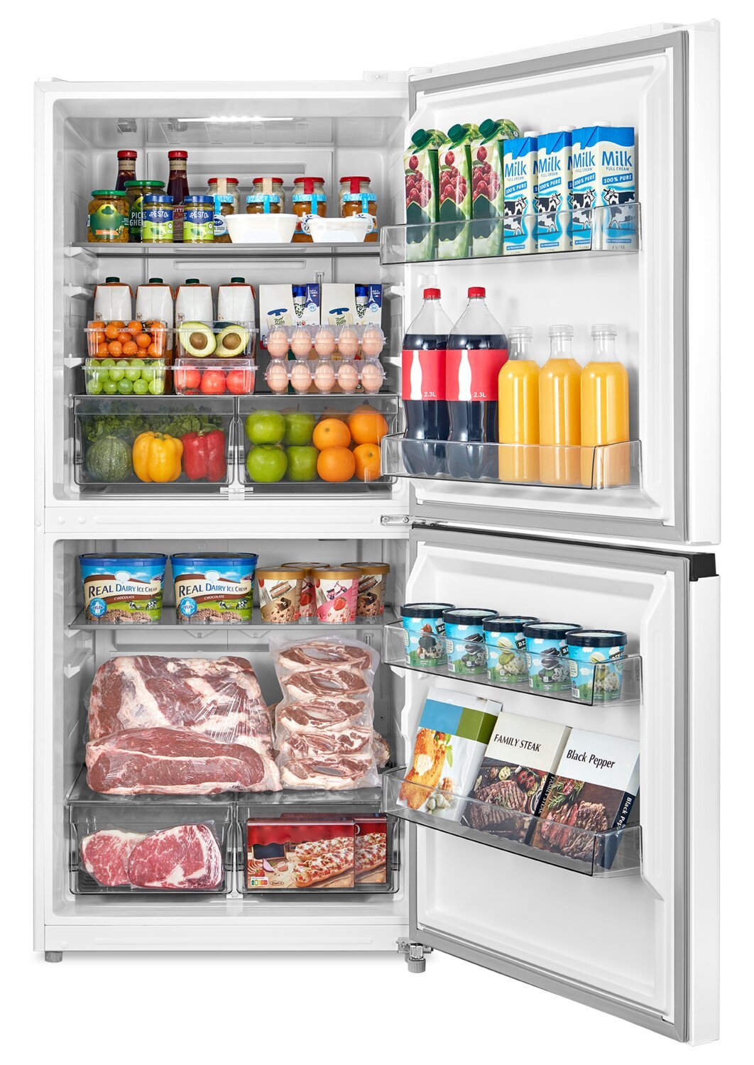 Midea 20 pi3 3 en 1 réfrigérateur-congélateur convertible - blanc - MRU21C7BWW  | Appareil vertical 3 en 1 Midea de 20 pi3 convertible en réfrigérateur ou congélateur - blanc - MRU21C7BWW  | MRU21CWW