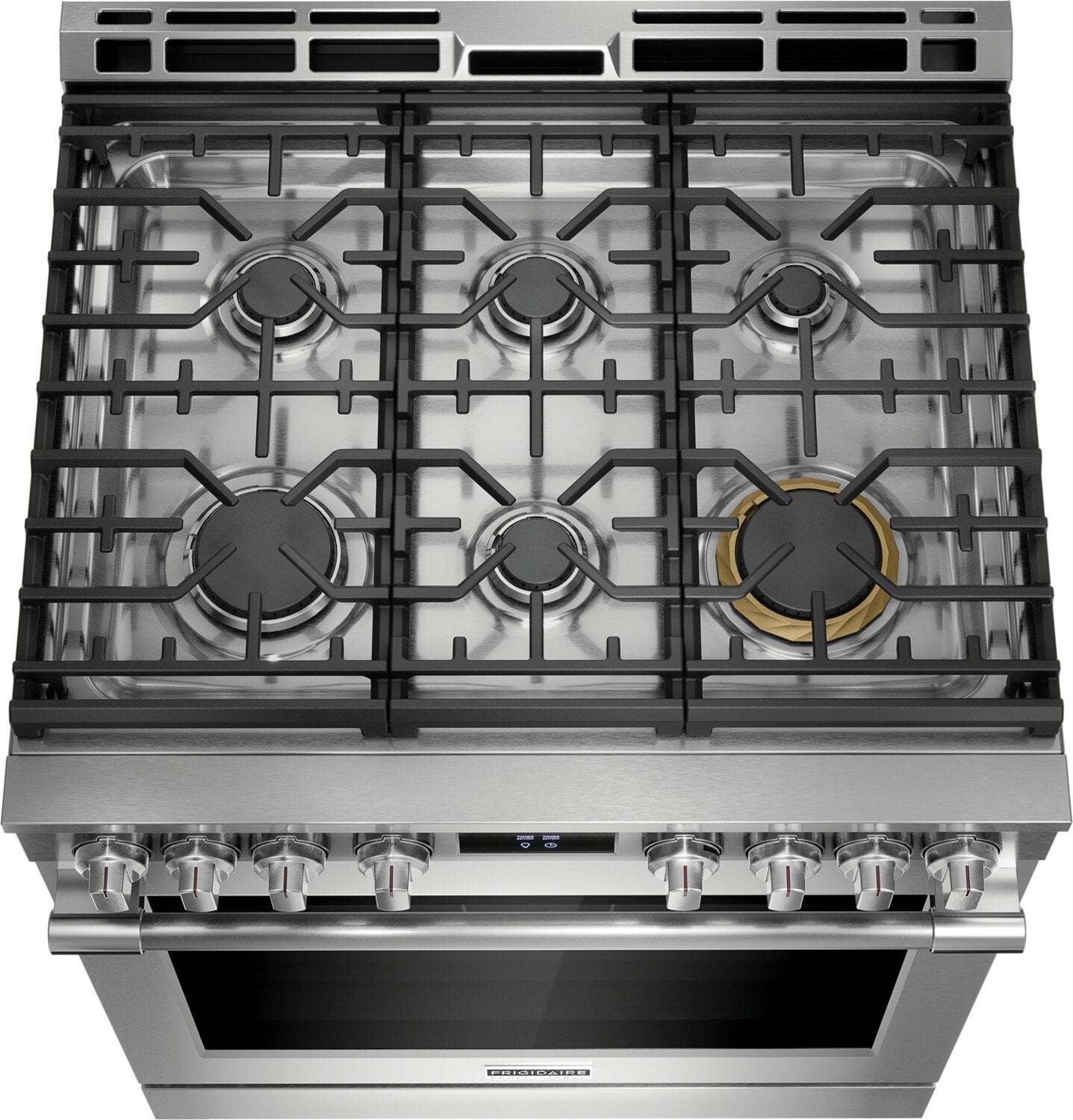 Cuisinière à gaz Frigidaire Professionnel de 6 pi³ avec convection totale et friture à air - acier en…