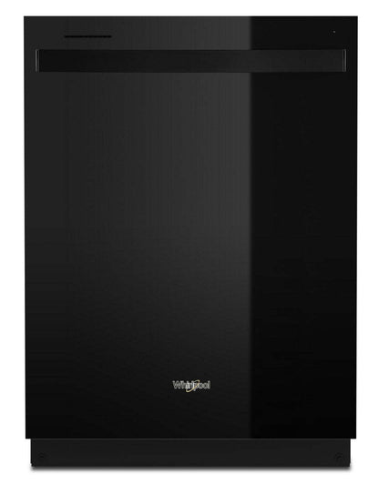 Lave-vaisselle encastré Whirlpool de 24 po et de 47 dBA avec commandes sur le dessus et 3e panier - Noir - WDT750SAKB | Lave-vaisselle Whirlpool 24 47 dBA à commande supérieure intégrée avec troisième panier - Noir - WDT750SAKB