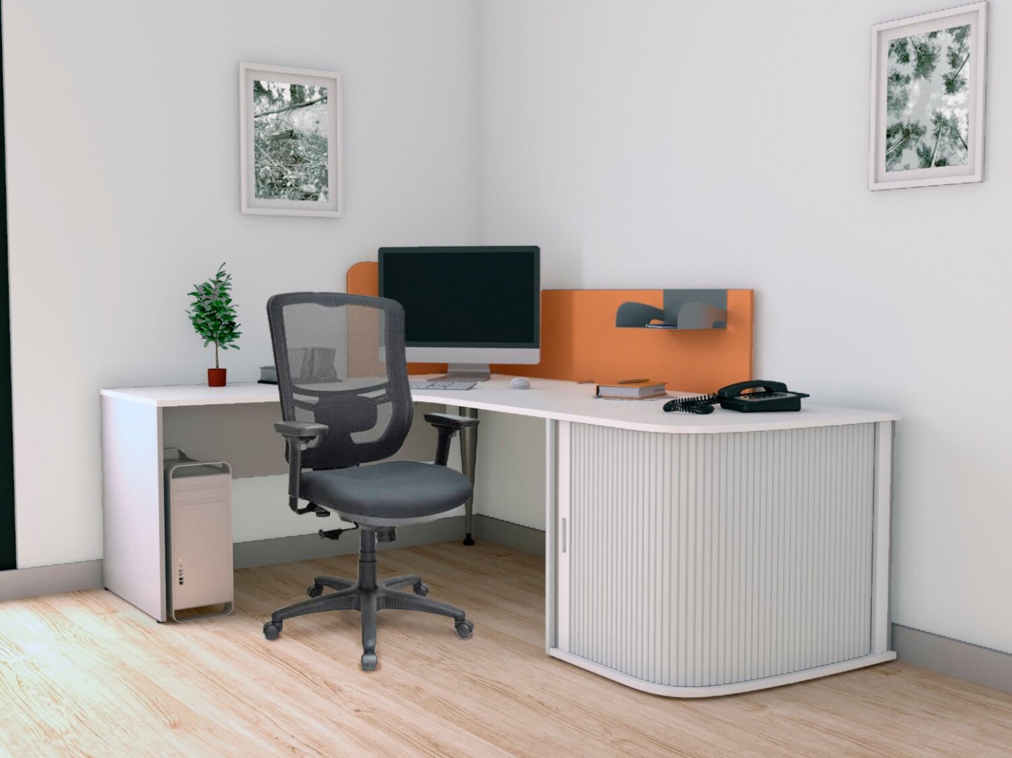 Tempur-Pedic Dante 26.4 Office Chair - Black with Mesh Back|Chaise de bureau Dante de Tempur-Pedic de 26,4 po - noire avec dossier en maille