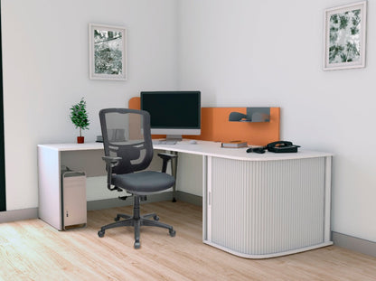 Tempur-Pedic Dante 26.4 Office Chair - Black with Mesh Back|Chaise de bureau Dante de Tempur-Pedic de 26,4 po - noire avec dossier en maille