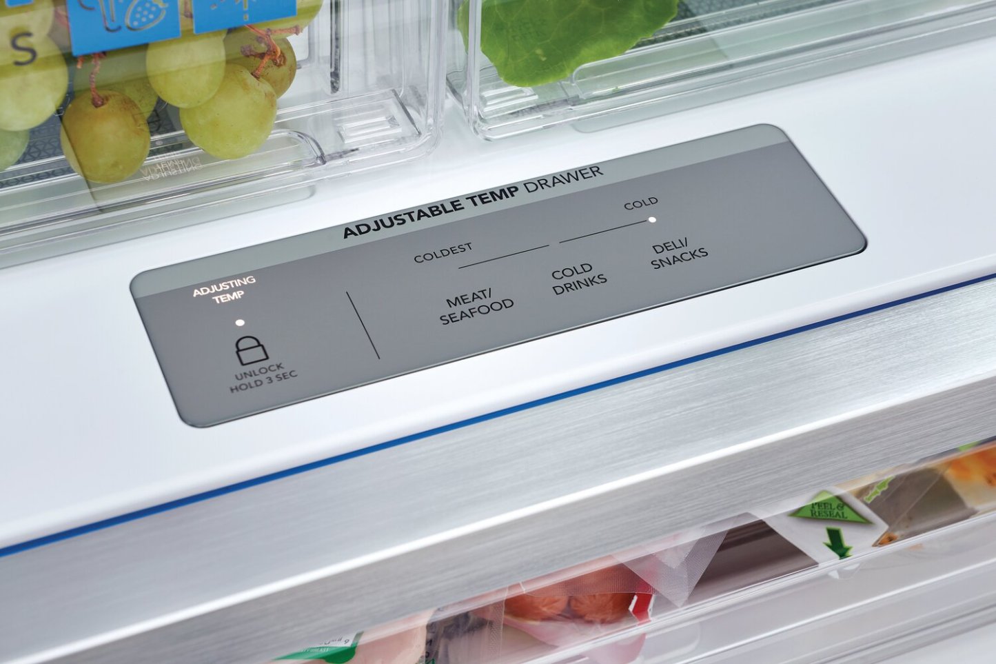 Réfrigérateur Frigidaire Gallery de 23,3 pi³ et de 36 po de profondeur comptoir à portes françaises - Acier inoxydable résistant aux traces…