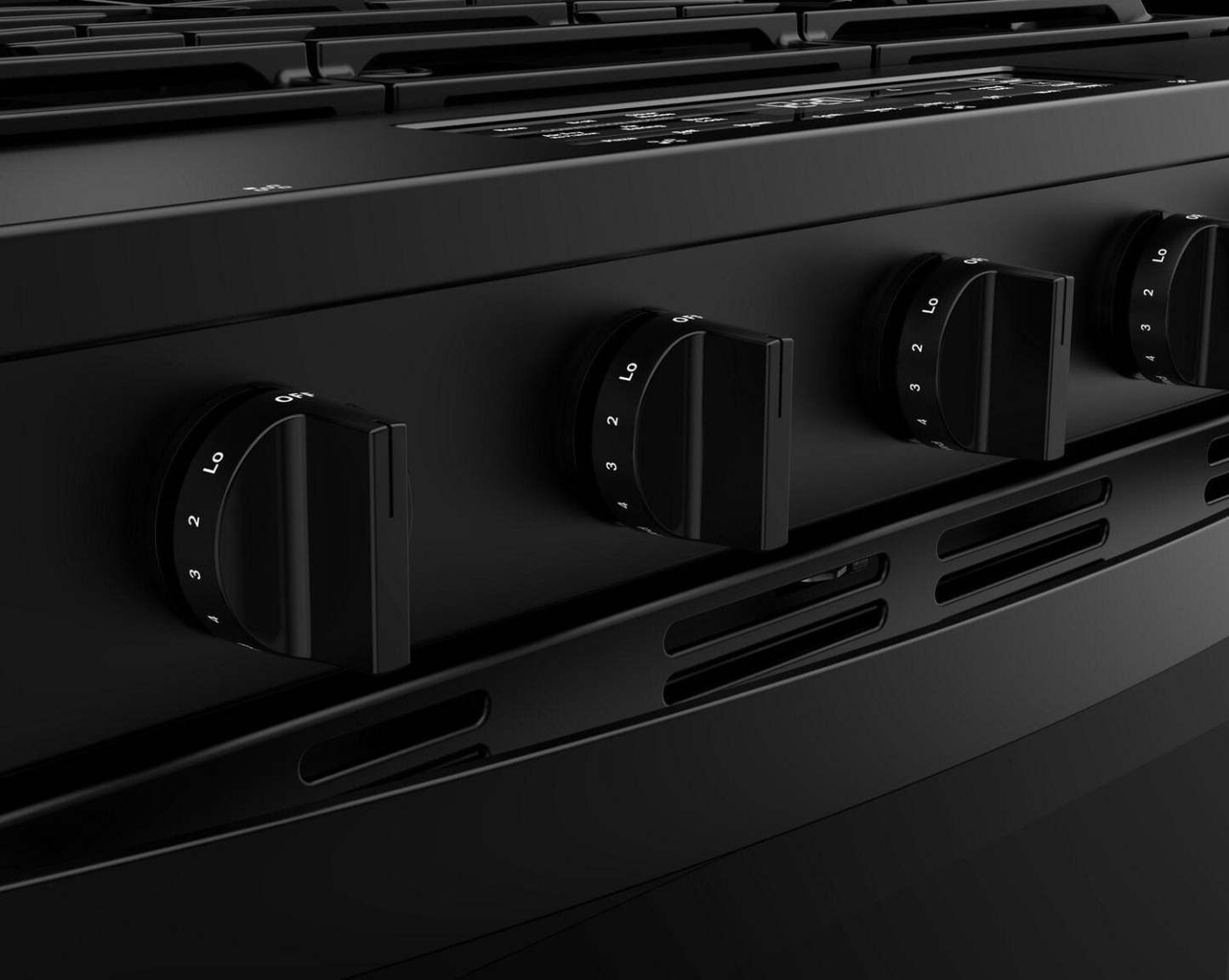 Cuisinière à gaz Whirlpool de 5 pi³ et de 30 po avec cuisson à air - noire - WSGS5030SB | Whirlpool 30 5 Cu. Ft. Gas Range with Air Cooking - Black - WSGS5030SB