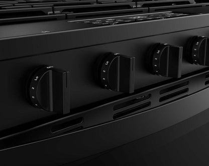 Cuisinière à gaz Whirlpool de 5 pi³ et de 30 po avec cuisson à air - noire - WSGS5030SB | Whirlpool 30 5 Cu. Ft. Gas Range with Air Cooking - Black - WSGS5030SB
