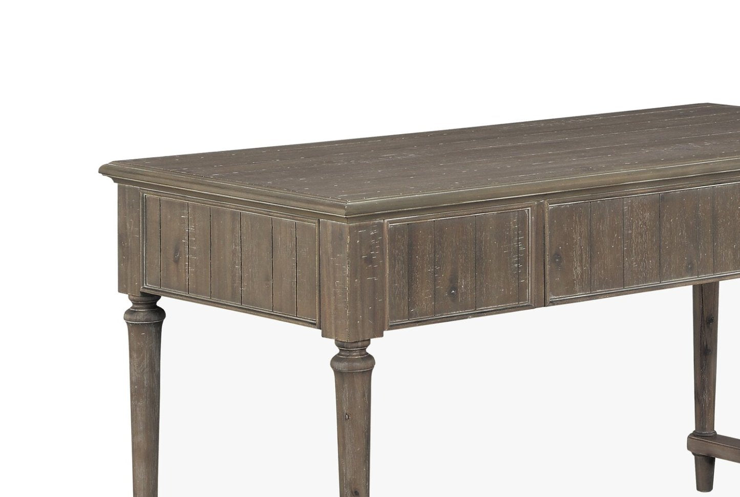 Winston 58 Writing Office Desk with 3-Drawers - Light Brown Driftwood|Bureau de travail Winston de 58 po à 3 tiroirs - bois de grève brun clair