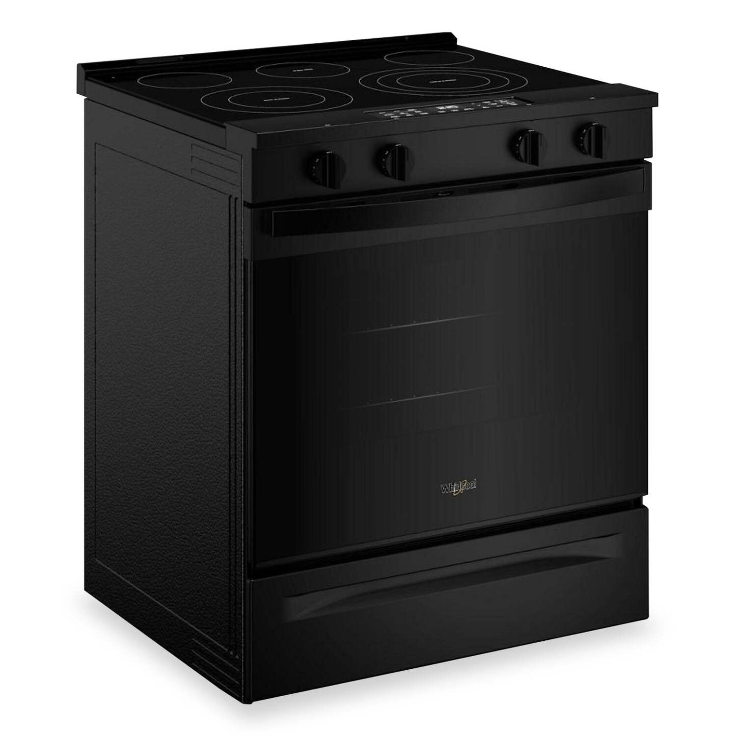 Cuisinière électrique Whirlpool de 30 po et de 5,3 pi³ avec cuisson à air - noire - YWSES5030SB