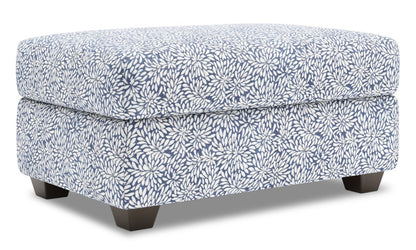 Fabriqué au Canada Pouf de rangement personnalisable The Trunk 39 en tissu - Cadet multicolore | Pouf de rangement The Trunk de Sofa Lab de 39 po fabriqué au Canada en tissu - Cadet multicolore | TRUN1145