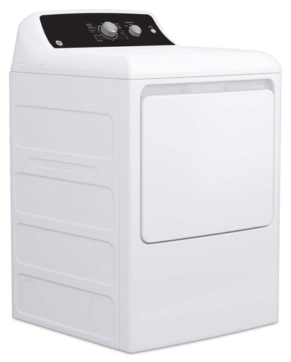 GE 6,2 Cu. Fort. Sécheuse électrique avec cycle SaniFresh – Blanc - GTX34EBMRWS | Sécheuse électrique GE de 6,2 pi³ avec cycle SaniFresh - blanche - GTX34EBMRWS