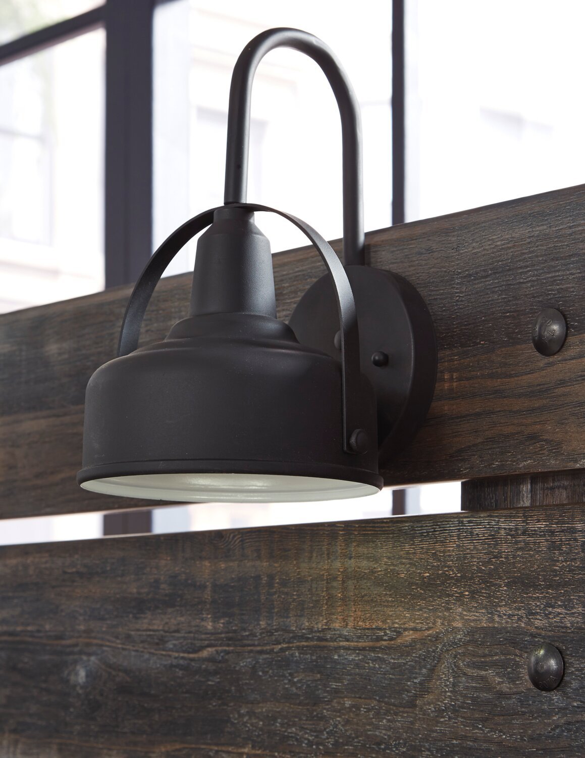 Lit à panneaux Abby avec tête de lit et cadre, LED, USB, marron - Pleine grandeur | Lit à panneau Abby avec tête de lit, cadre, éclairage à DEL et port USB, brun - format lit double