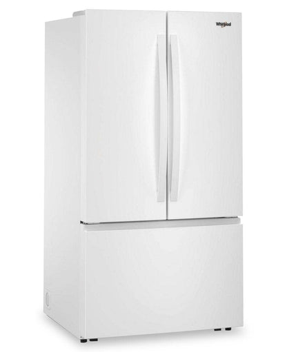 Whirlpool 36 31 Cu. Ft. French-Door Refrigerator with Ice Maker - White - WRFF3136SW | Réfrigérateur Whirlpool de 36 po et de 31 pi3 à portes françaises avec machine à glaçons - blanc - WRFF3136SW | WRFF313W