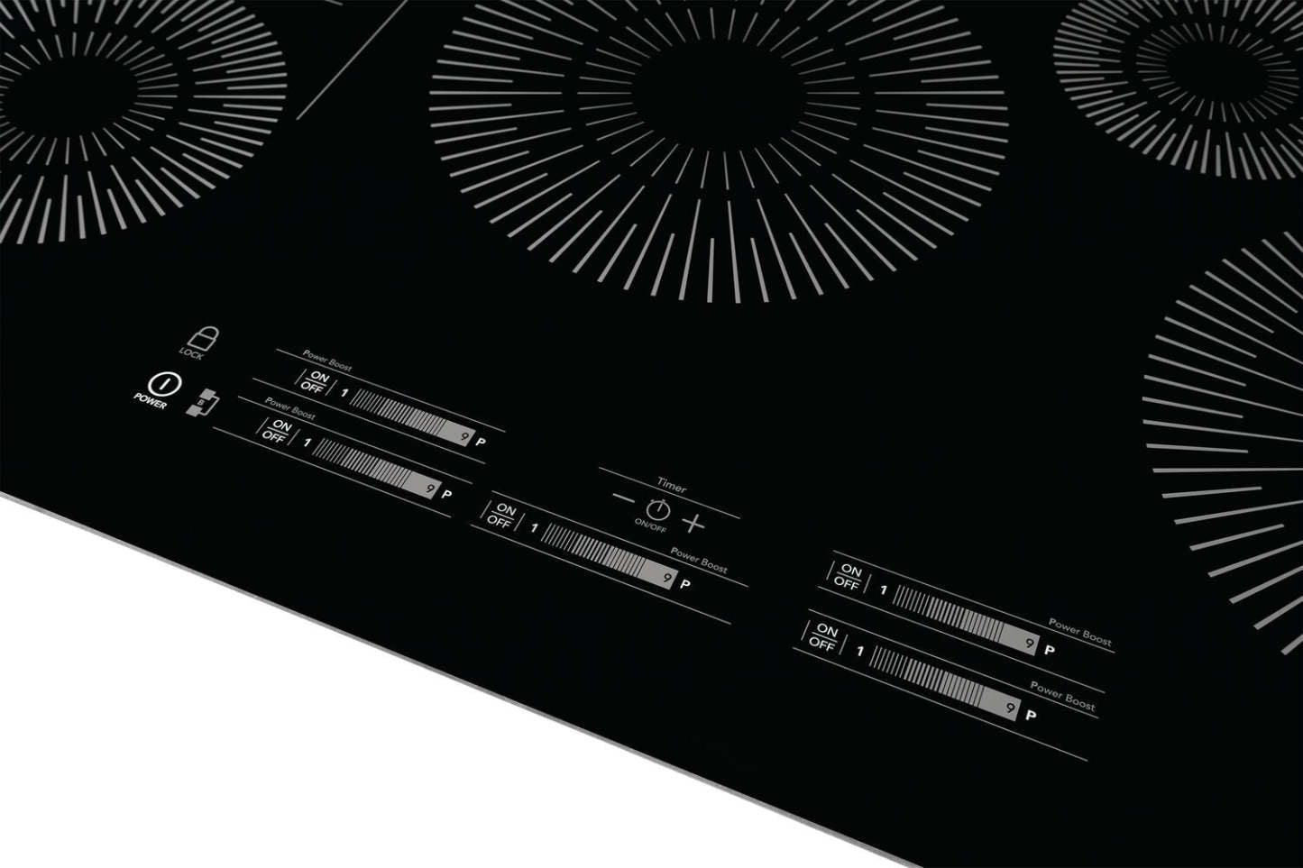 Frigidaire 36 5-Element Induction Cooktop - Black - FCCI3627AB | Surface de cuisson à induction Frigidaire de 36 po à 5 éléments - noire - FCCI3627AB