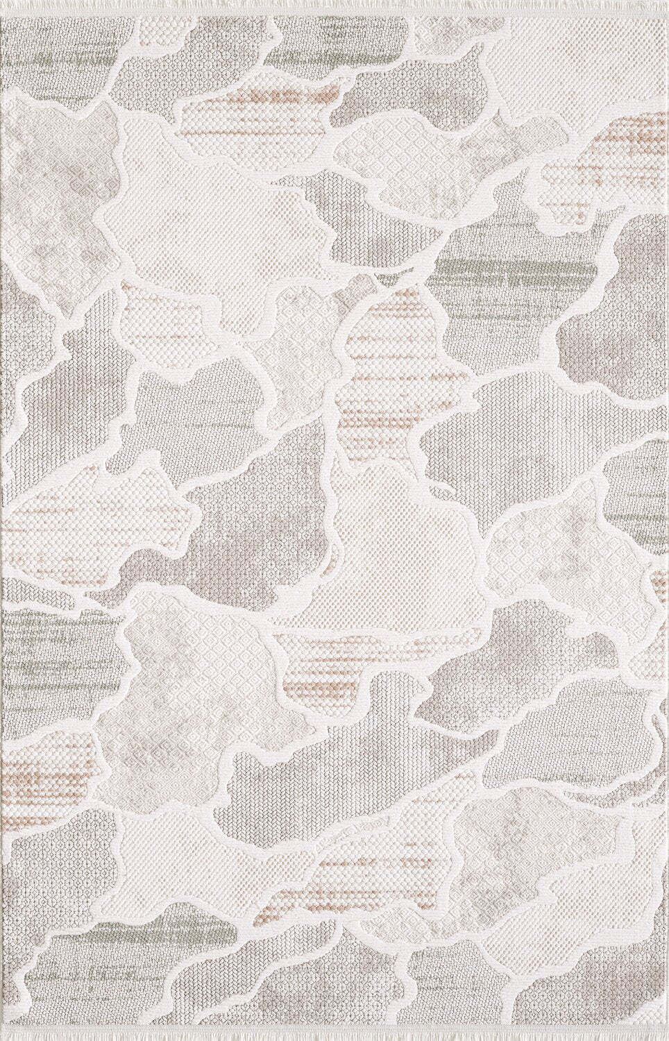 Tapis multicolore Cove Waves – 7'11 x 10'10 | Carpette Cove multicolore à motif de vagues - 7 pi 11 po x 10 pi 10 po