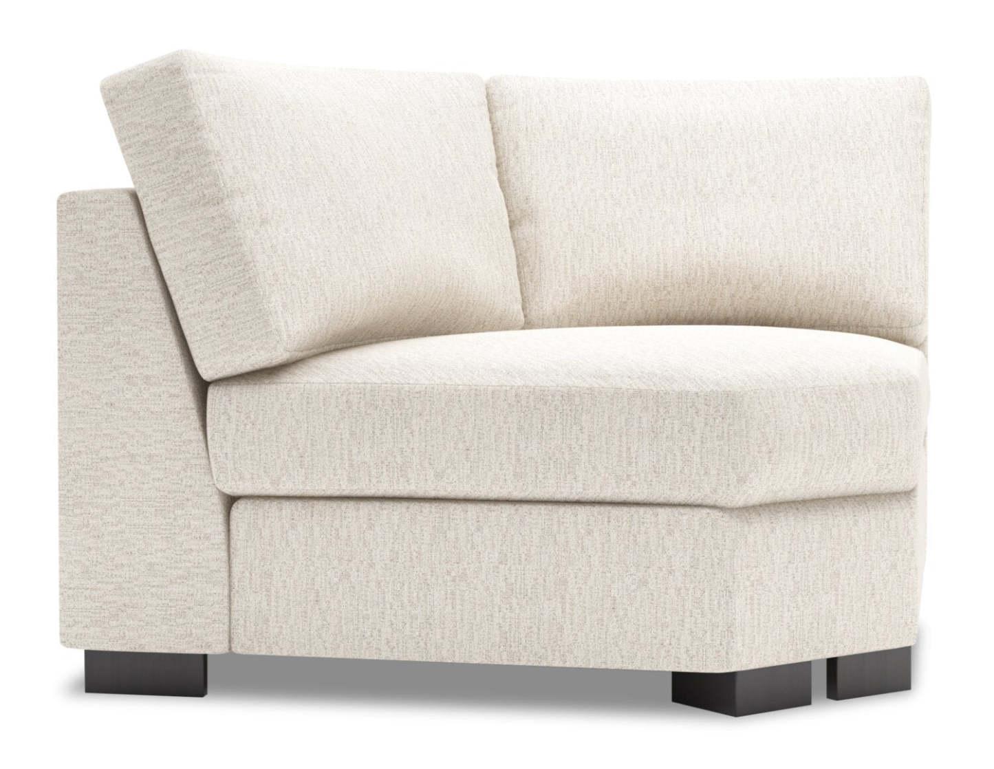 Canapé Lab Track Wedge Courbé - Sable de Luxe | Fauteuil courbé en coin Track de la collection Sofa Lab - Sable de Luxe | TR843093