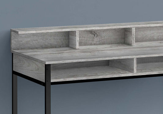 Bureau debout Melissa 47.25 avec compartiments - Gris|Bureau debout Melissa de 47,25 po à compartiments - gris